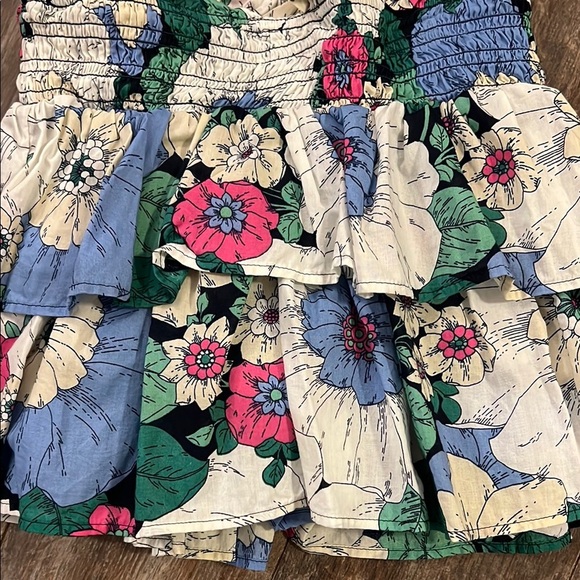 GAP Blue and Pink Floral Skirt - Picture 4 of 8